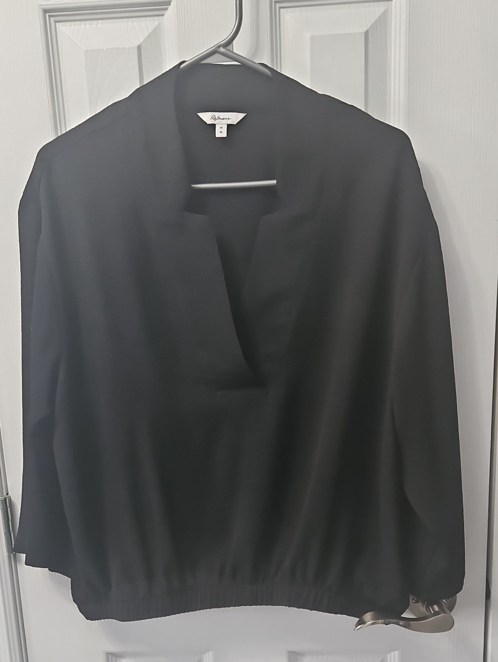Reitmans Top Color Black Size Large